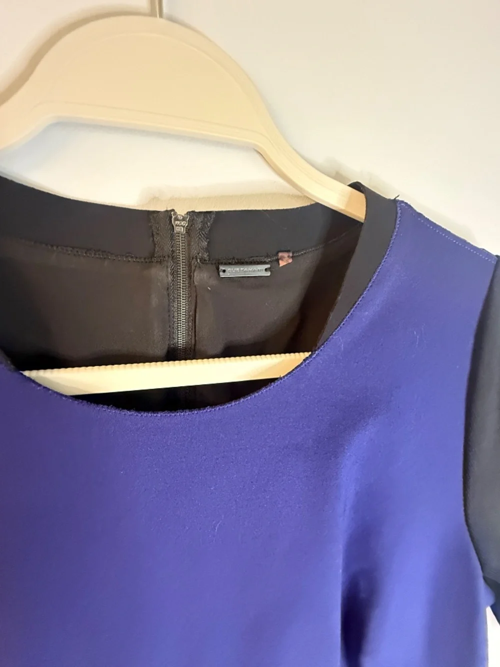 Elie Tahari Colorblock Sheath Dress | Size 6 | Royal Blue & Black